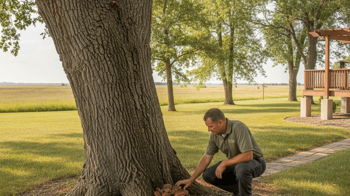 How to Tell If a Bur Oak or Cottonwood Is Becoming a Hazard